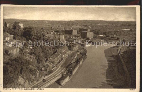 Bristol UK From the Suspension Bridge