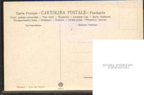 Venezia Venedig Ponte dei Sospiri Gondeln – Bild 2