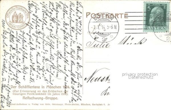 Schaefflertanz München Reifschwung-Gruppe – Bild 2