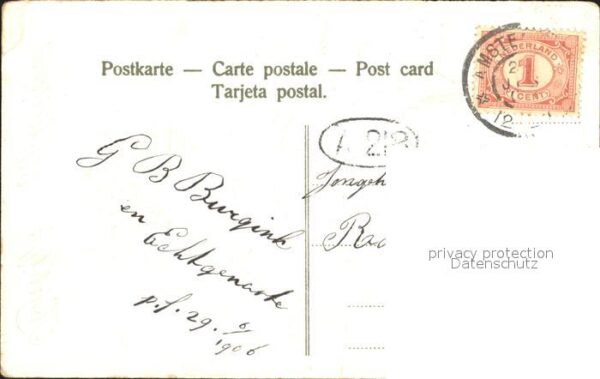 Maigloeckchen Glückwunsch Korb Schleife Litho – Bild 2