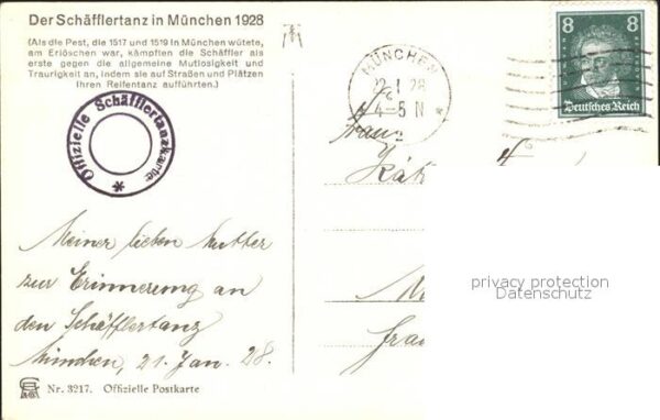 Schaefflertanz Fahnen-Gruppe München – Bild 2