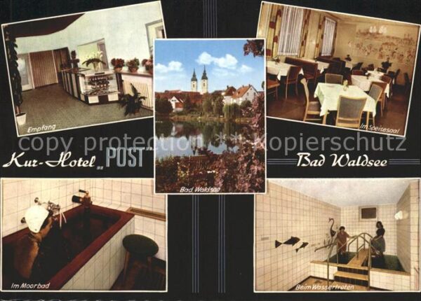 Bad Waldsee Kur-Hotel Post Moorbad Wassertreten Spe