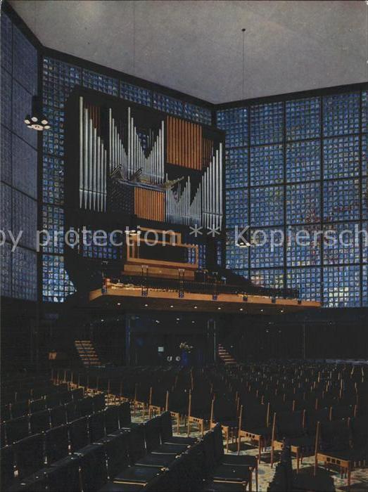 Kirchenorgel Kaiser-Wilhelm-Gedächtniskirche Berlin