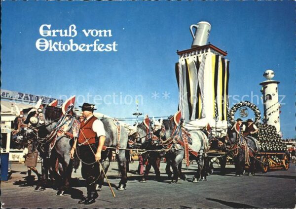 Oktoberfest Brauerei-Festgespann München