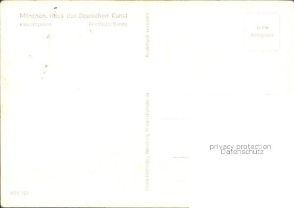Verlag HDK Nr. 501 Rich. Heymann Friedliche Stunde Zei – Bild 2