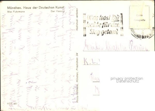 Verlag HDK Nr. 457 Max Fuhrmann Der Herzog – Bild 2