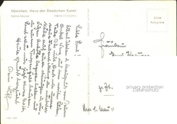 Verlag HDK Nr. 465 Hanns Maurus Monte Cristallo – Bild 2
