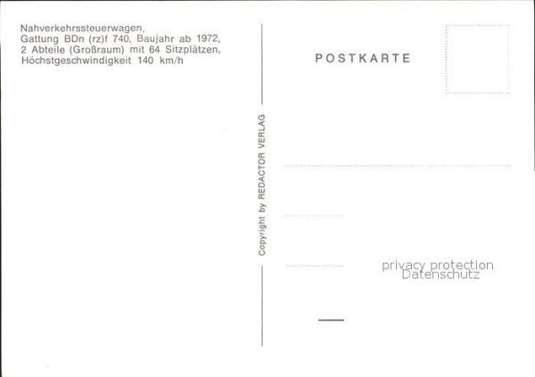 Eisenbahn Nahverkehrssteuerwagen BDn – Bild 2