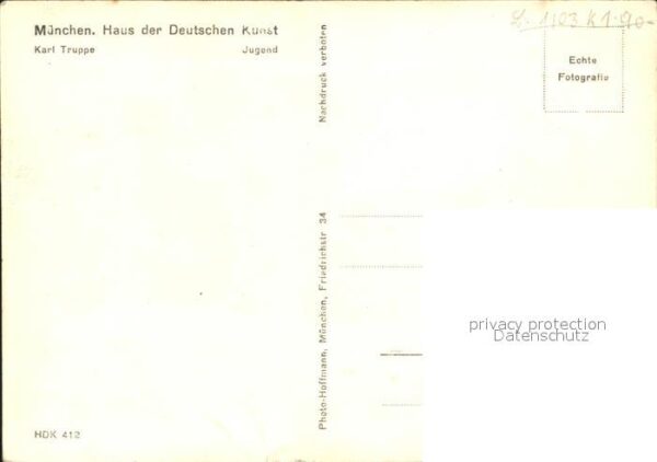 Verlag HDK Nr. 412 Karl Truppe Jugend – Bild 2