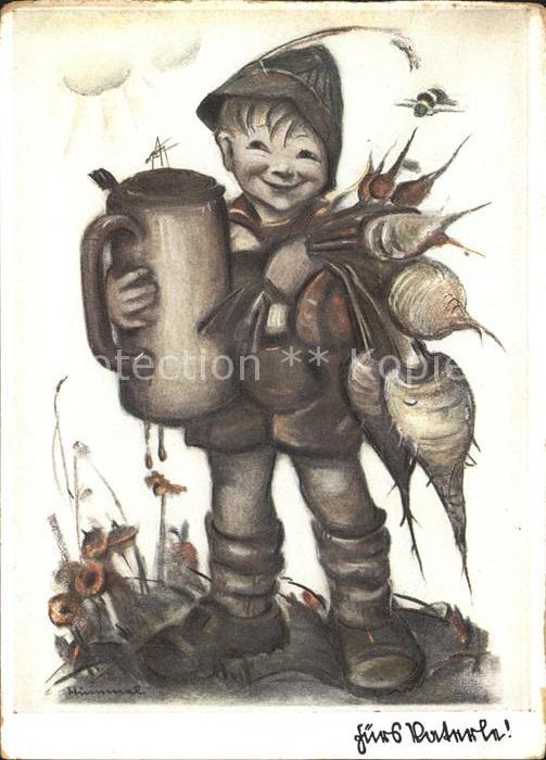 Hummel Nr. 5233 Fürs Vaterle Bierkrug Rüben