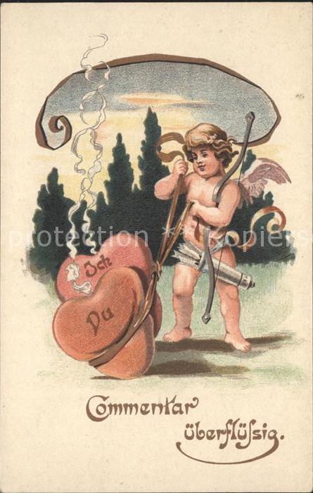 Engel Herzen Liebe Litho