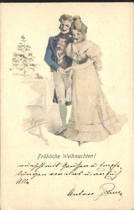 Weihnachten Paar Mode