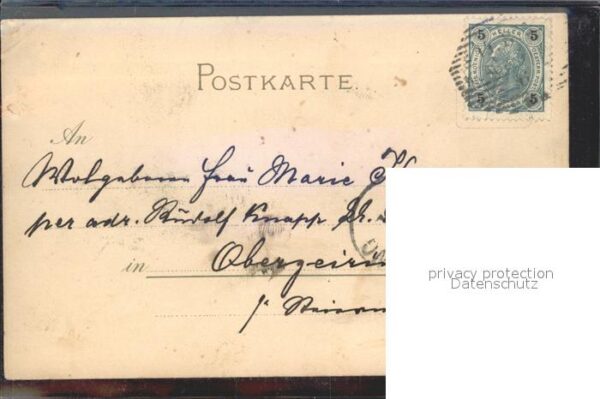 Blumen Vergissmeinnicht Litho – Bild 2