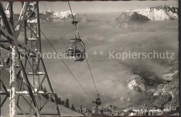 Foto Zeitz F.G. Nr. 1030 Jennerseilbahn Königssee