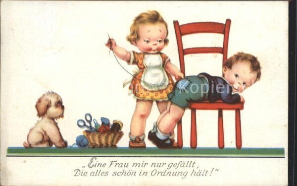 Handarbeit Nähe Nähwerkzeug Hose Hund Kinder