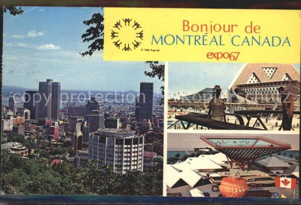 Expositions Expo67 Montreal Pavillon du Canada Pavi