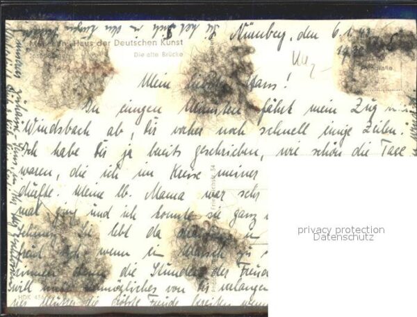 Verlag HDK Nr. 436 Josef Bürger Die alte Brücke – Bild 2