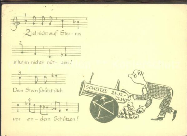 Sternzeichen Schütze Kanone Spruch