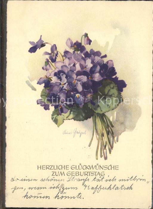 Geburtstag Veilchen