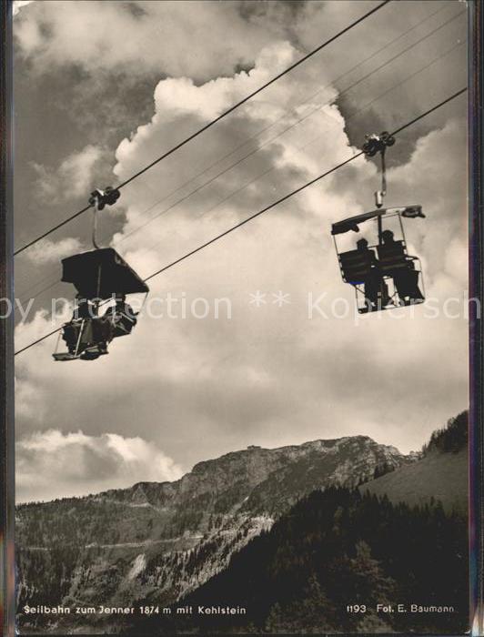 Foto Baumann E. Nr. 1193 Sessellift Jenner Kehlstein