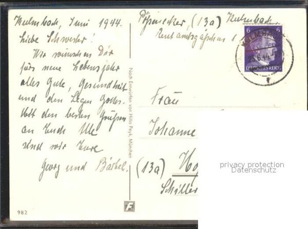 Peyk Hilla Nr. 982 Kind Blumen – Bild 2
