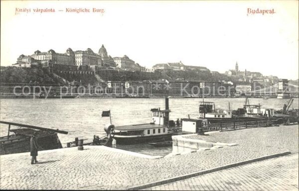 Budapest Königliche Burg Donaupartie