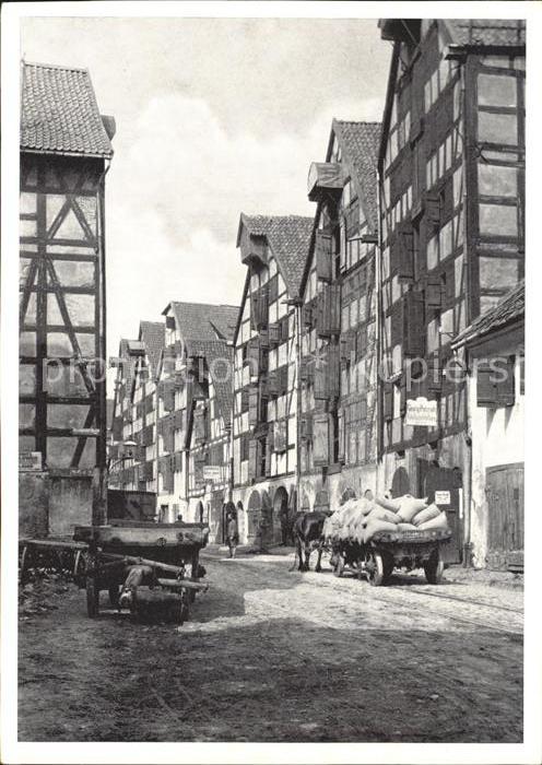 Koenigsberg Ostpreussen Speicher Pferdewagen