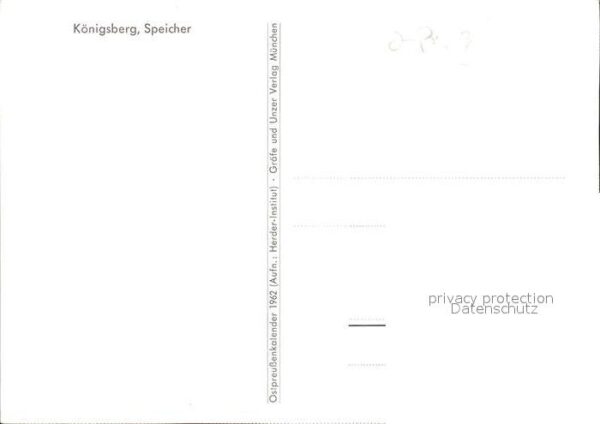 Koenigsberg Ostpreussen Speicher Pferdewagen – Bild 2