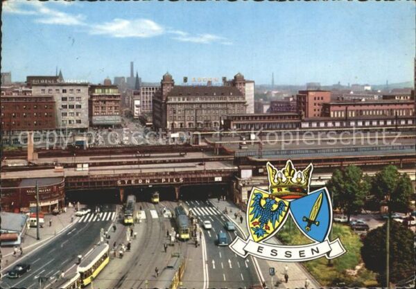 Essen Ruhr Freiheit Strassentunnel Strassenbahnen