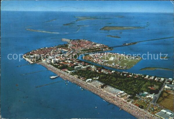 Grado Gorizia Isola del Sole dall aereo