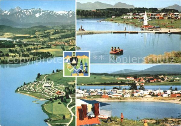 Lechbruck See Musterferienplatz des Dt Camping Club S