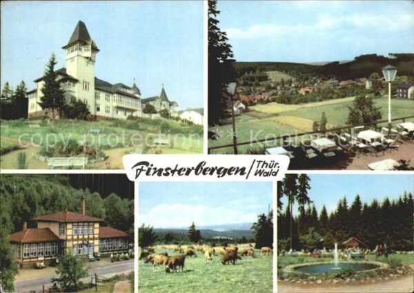 Finsterbergen Kurhaus Ortsansicht Steigermühle Am Ren
