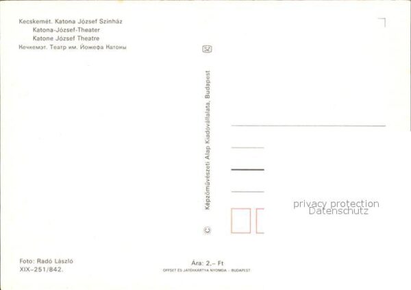 Kecskemet Katona Jozsef Szinhaz – Bild 2