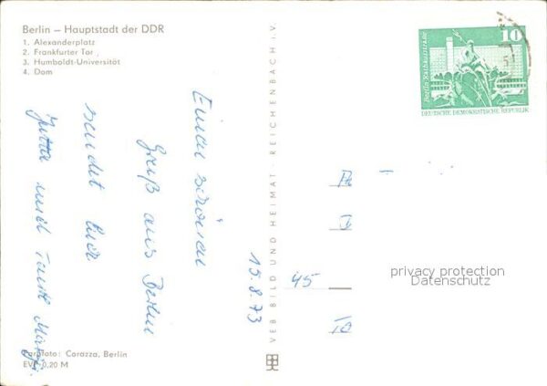 Berlin Alexanderplatz Frankfurter Tor Humboldt – Bild 2