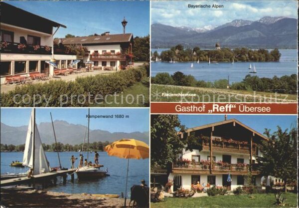 Uebersee Gasthof Reff Frauenchiemsee Kampenwand