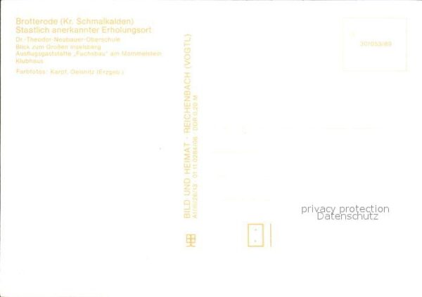 Brotterode Total Dr Neubauer Oberschule Gr Inselsb – Bild 2