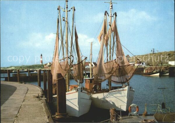 Hoernum Sylt Hafenpartie Fischkutter