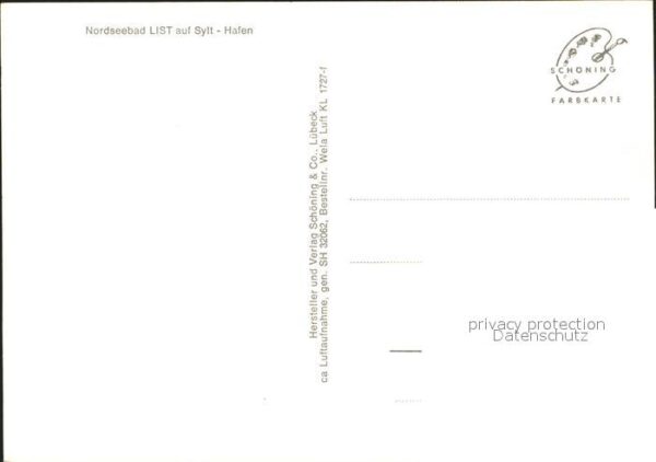 List Sylt Hafen Dampfer Fliegeraufnahme – Bild 2