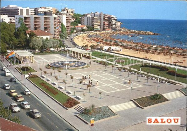 Salou Fountain and beach
