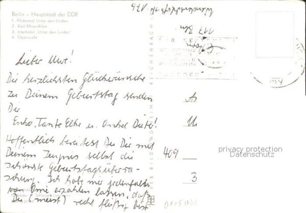 Berlin Mahnmal Unter den Linden Karl Marx Alle – Bild 2