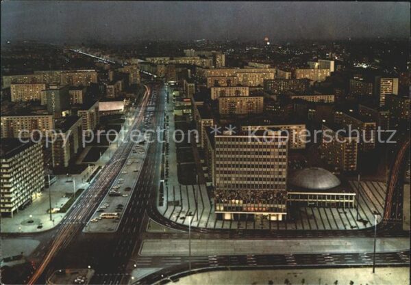 Berlin Karl Marx Allee Blick vom Interhotel St