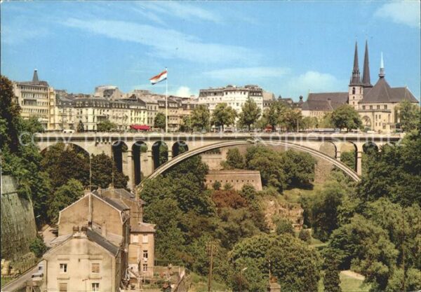 LUXEMBOURG  Luxemburg Pont Adolphe Cathedrale et Valle de la