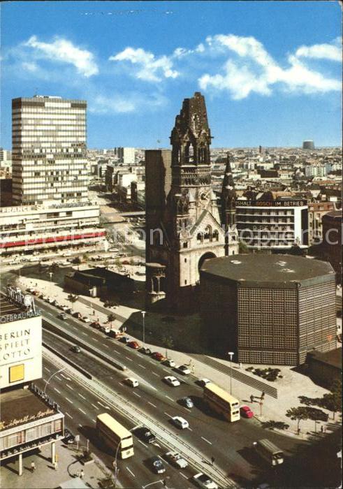 Berlin Kaiser Wilhelm Gedächtniskirche und Eur
