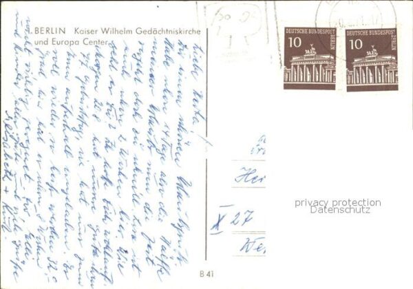 Berlin Kaiser Wilhelm Gedächtniskirche und Eur – Bild 2