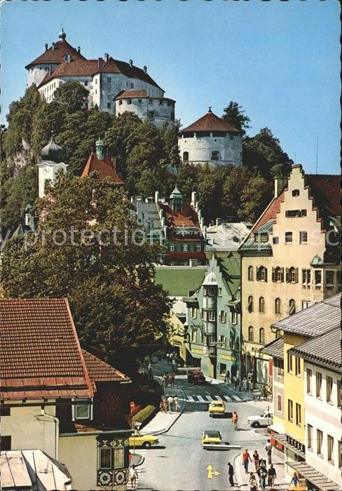 Kufstein Tirol Teilansicht mit Schloss