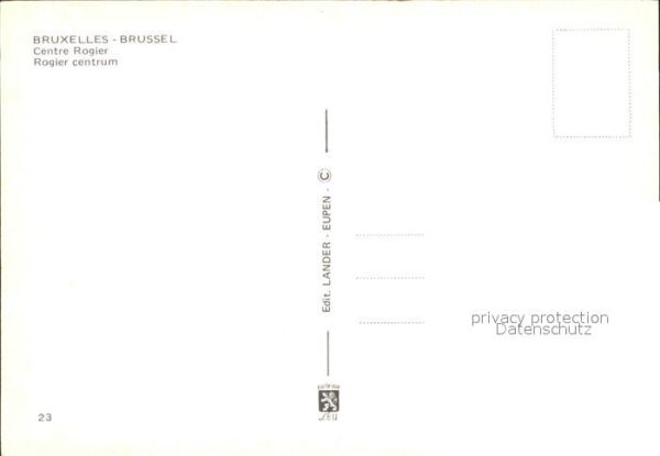 Bruxelles Bruessel Centre Rogier – Bild 2