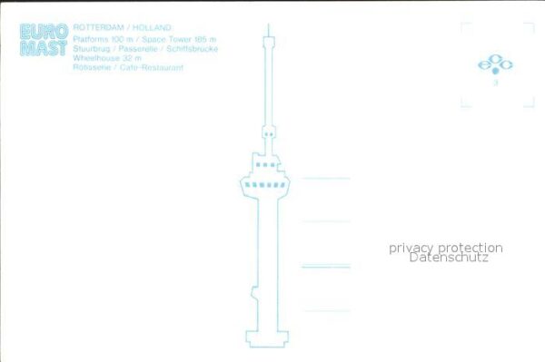 Rotterdam Euromast Platforms Space Tower Wheelhou – Bild 2