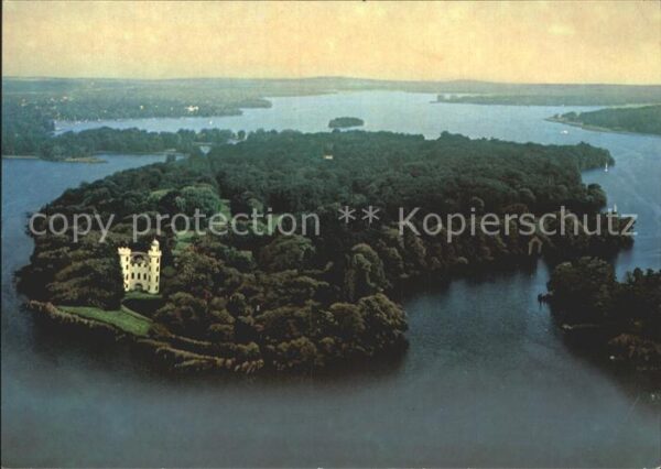 Berlin Pfaueninsel Fliegeraufnahme