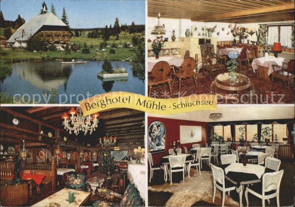 Schluchsee Berghotel Mühle Gasträume