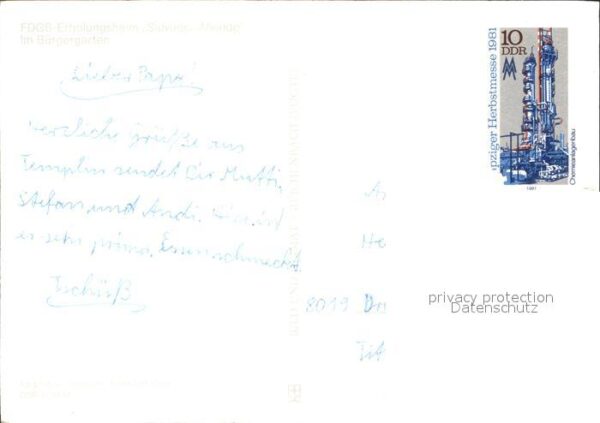 Templin FDGB Erholungsheim Salvador Allende Par – Bild 2